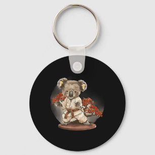 Karate Koala Dier MMA Taekwondo Vechtkunst Sleutelhanger