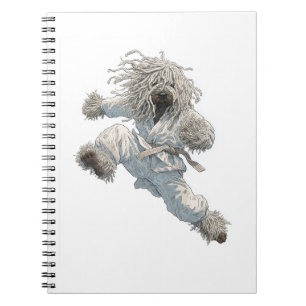 Karate Komondor � Fluffy Vecht Hond Notitieboek