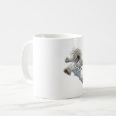 Karate Komondor � Fluffy Vechtershond Koffiemok (Voorkant links)