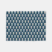 Karate kostuums patroon, Japanse vechtsporten Fleece Deken (Voorkant (Horizontaal))