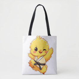 Karate Kuiken Boodschappentas Tote Bag