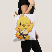 Karate Kuiken Boodschappentas Tote Bag (Dichtbij)