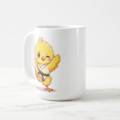 Karate Kuiken Koffiemok (Voorkant links)