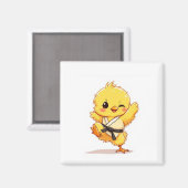 Karate Kuiken Magneet (Voorkant / Achterkant)