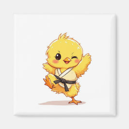 Karate Kuiken Magneet 