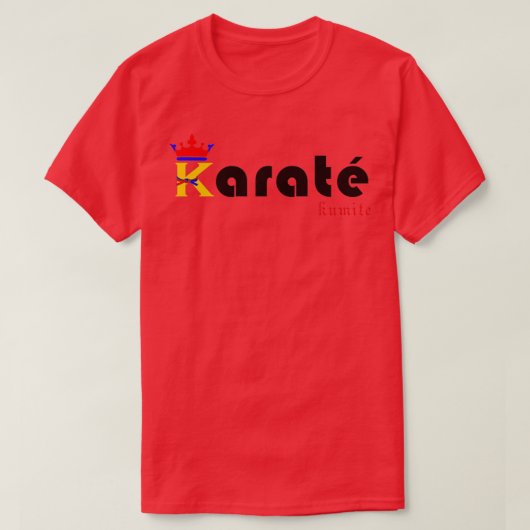 Karate Kumite T T-shirt (Design voorkant)