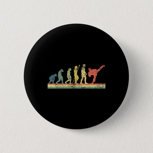 Karate Kung Fu Materiële Kunsten Ronde Button 5,7 Cm (Voorkant)