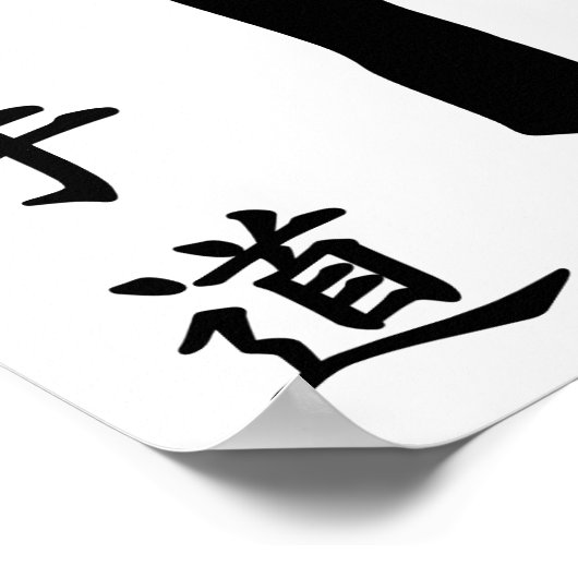 Karate Kung Fu Poster (Hoek)