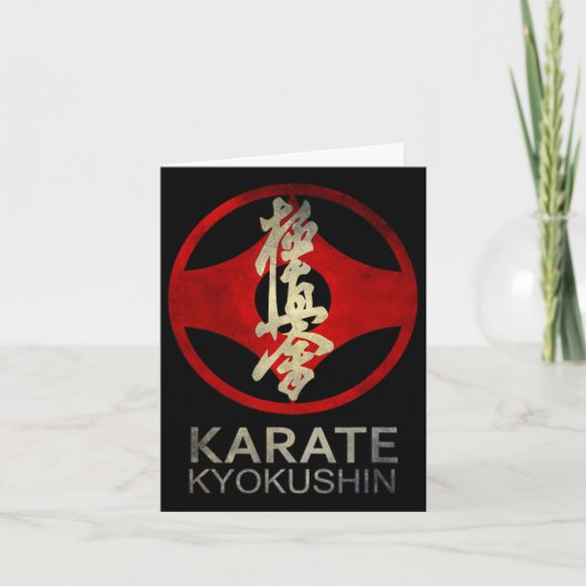 Karate Kyokushin Kaart (Voorkant)