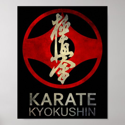 Karate Kyokushin Poster (Voorkant)