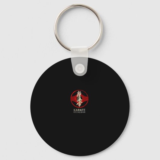 Karate Kyokushin Pullover Hoodie Sleutelhanger (Voorkant)
