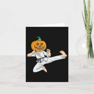 Karate Lazy Halloween Costume Cool Martial Arts Pu Kaart