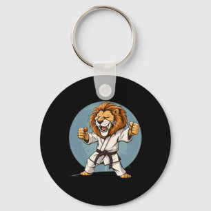 Karate Leeuw Kickboksen Taekwondo Jiu-jitsu Mma Ma Sleutelhanger