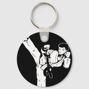 karate lege hand sleutelhanger