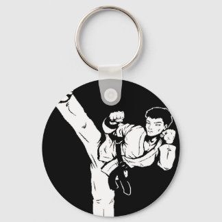 karate lege hand sleutelhanger