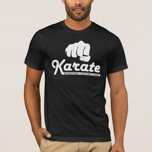 Karate - Lege handen T-shirt (Voorkant)