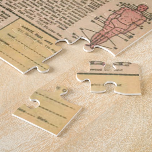 Karate Legpuzzel (Zijkant)