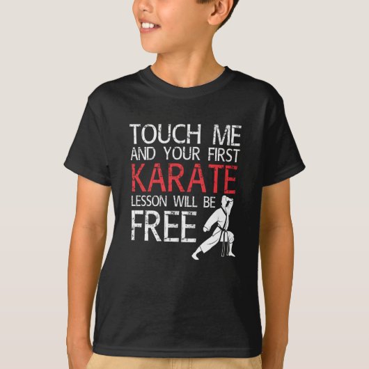Karate Lesson Karate Martial Arts T-shirt (Voorkant)
