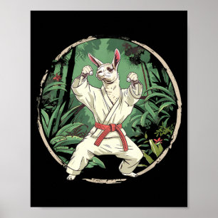 Karate Llama MMA Kickboksen Bos Taekwondo Poster