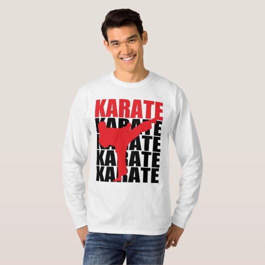 Karate Long Sleeve T-shirt (Voorkant volledig)