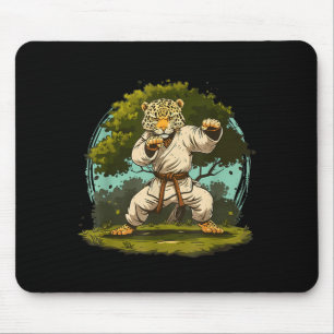 Karate Luipaard Motief Taekwondo Jiu-Jitsu MMA Muismat