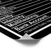 Karate Ma Nutritional Facts Poster (Hoek)