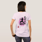 Karate Ma  (roze) T-Shirt (bijgewerkt) (Achterkant volledig)