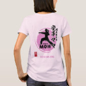 Karate Ma  (roze) T-Shirt (bijgewerkt) (Achterkant)