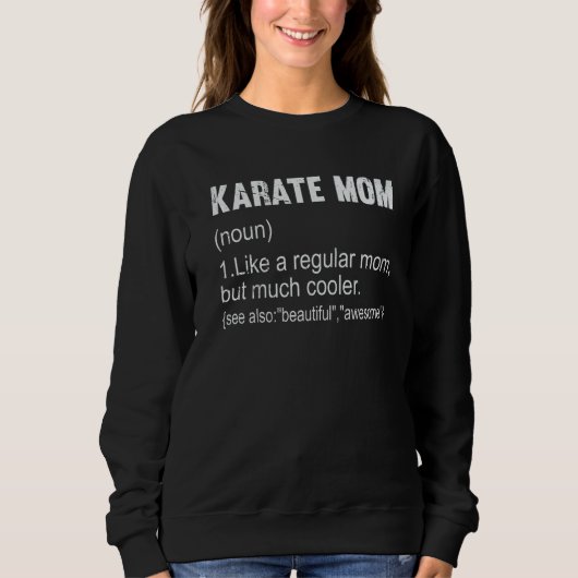 Karate mam Definition Karate Mam for Women Trui (Voorkant)