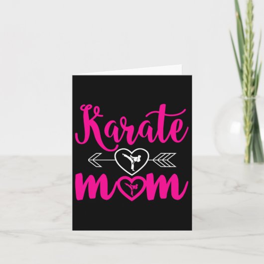 Karate Mam - Mam Kan Doen Karate Kaart (Voorkant)