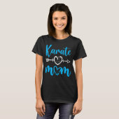 Karate mam Martial Son Daughter T-shirt (Voorkant volledig)