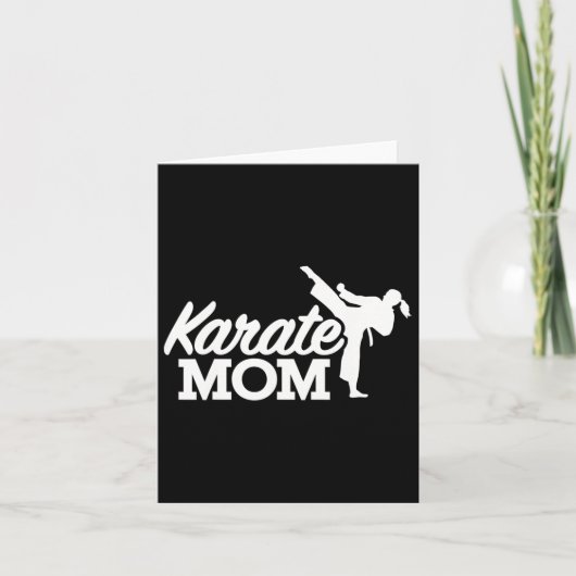 Karate mama 1 kaart (Voorkant)
