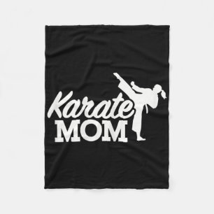 Karate mama fleece deken