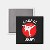 Karate mama Karate Magneet (Voorkant / Achterkant)