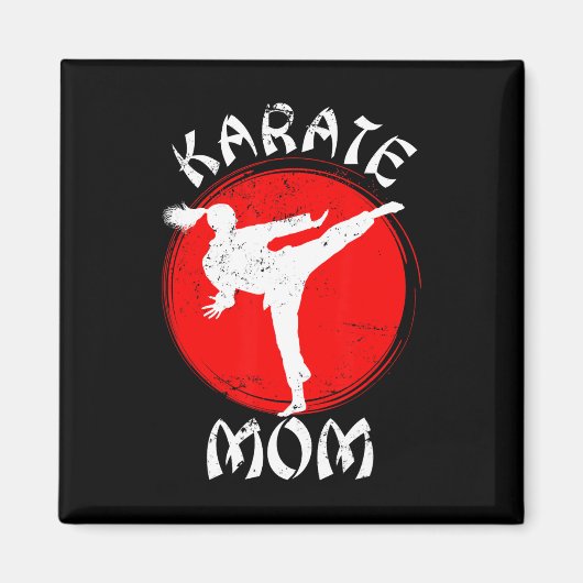 Karate mama Karate Magneet (Voorkant)