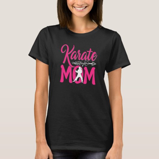 Karate mama Proud Karate mama T-shirt (Voorkant)