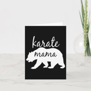 Karate Mama T Shirt Perfect Gift voor Mama Vrouwen Kaart