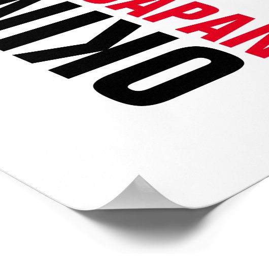 Karate Man Poster (Hoek)