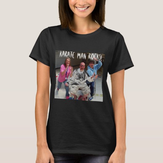 Karate Man Rocks T-shirt (Voorkant)