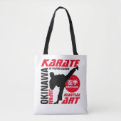 Karate Man Tote Bag (Voorkant)