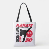 Karate Man Tote Bag (Achterkant)