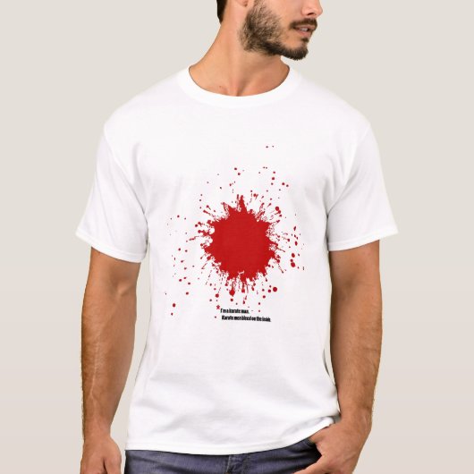 Karate Mannen aan de binnenzijde T-shirt (Voorkant)