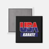 Karate Martial Arts 2021 USA Team Magneet (Voorkant / Achterkant)