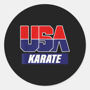 Karate Martial Arts 2021 USA Team Ronde Sticker