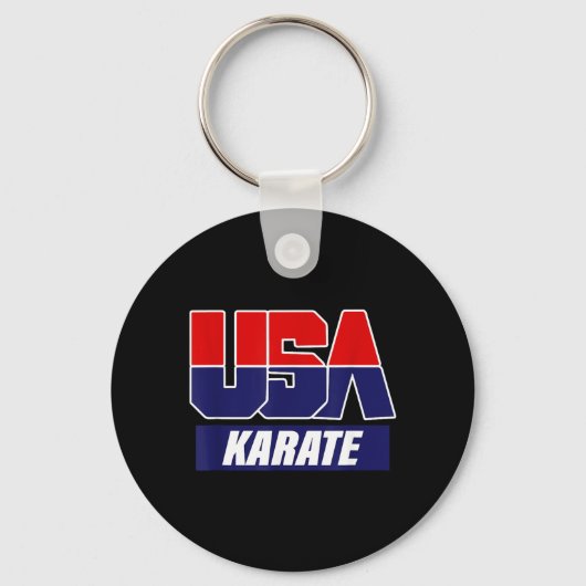 Karate Martial Arts 2021 USA Team Sleutelhanger (Voorkant)