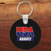 Karate Martial Arts 2021 USA Team Sleutelhanger (Voorkant)