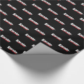 Karate Martial Arts Abstract Swish Cadeaupapier (Hoek)