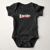 Karate Martial Arts Abstract Swish Romper (Voorkant)