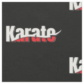 Karate Martial Arts Abstract Swish Stof (Close Up)