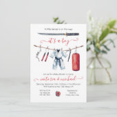 Karate Martial Arts Boy Baby shower Kaart (Staand voorkant)